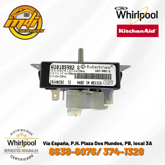 TIMER SECADORA WHIRPOOL ORIGINAL FSP W10185982